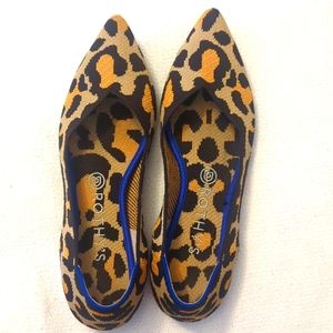 Rothys Cheetah flats size 9.5